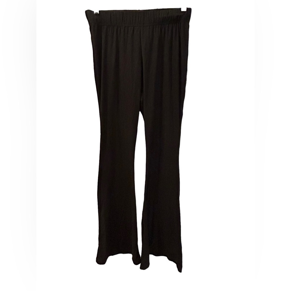Juniors Black Flare Yoga Pants Size Large 11-13 No Boundaries